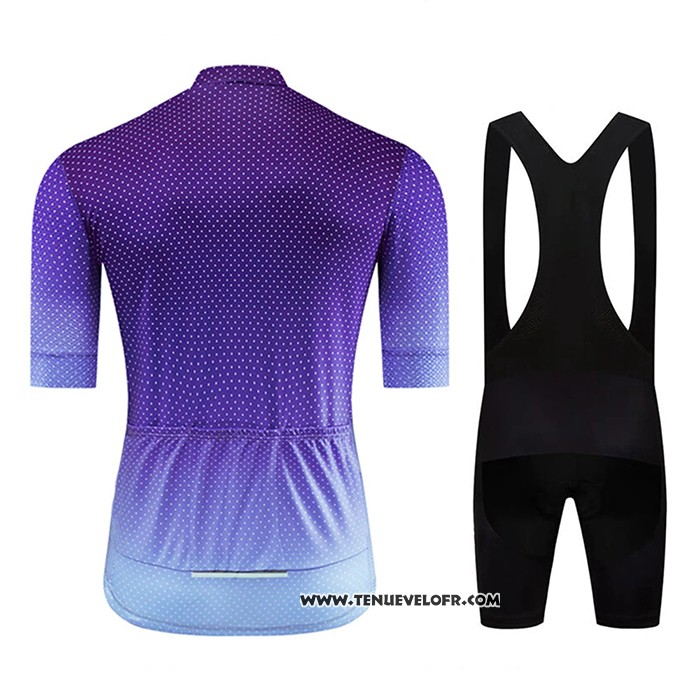 2020 Maillot Ciclismo Le Col Violet Manches Courtes et Cuissard